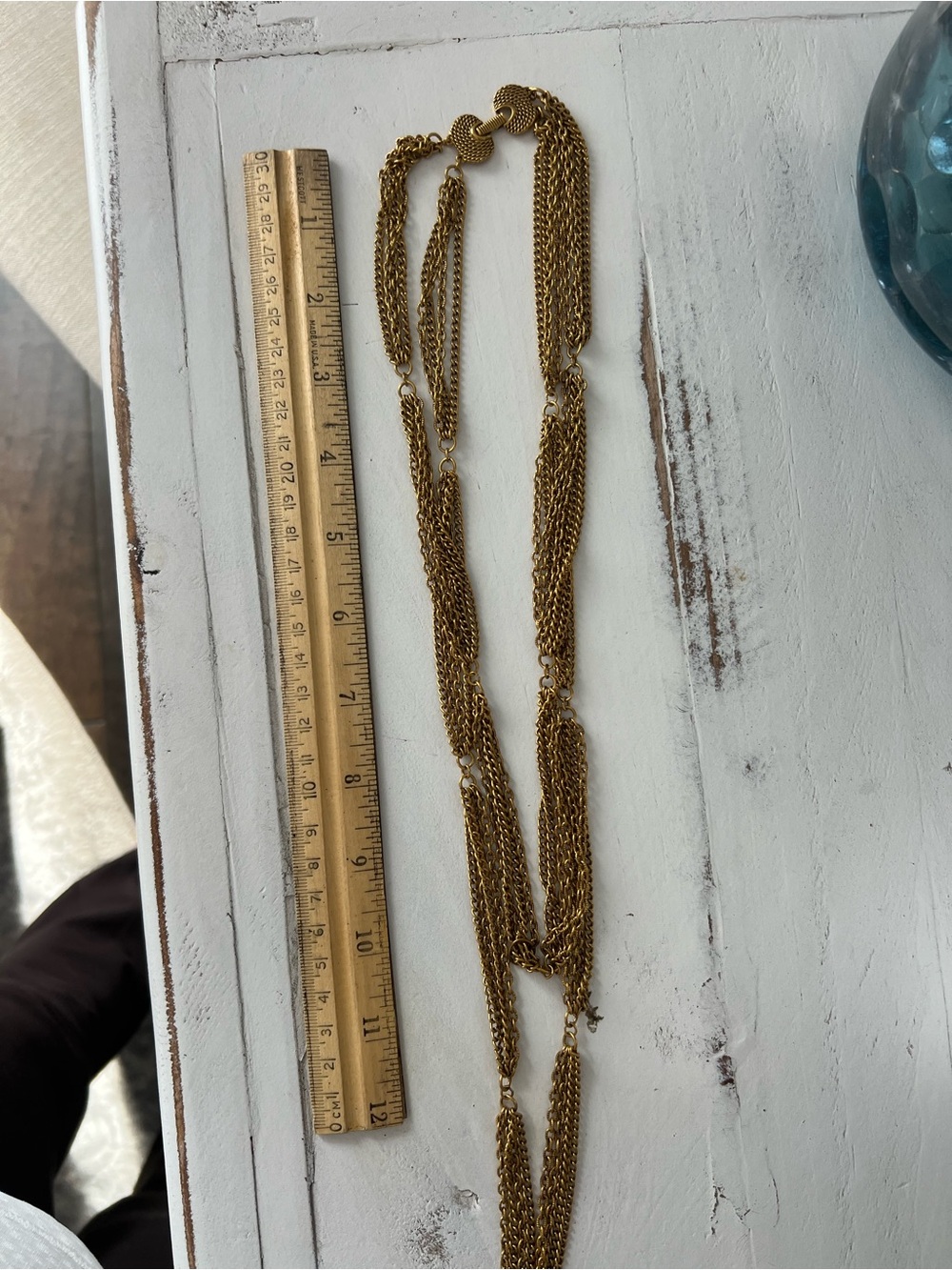 Gold-Tone Multi-Strand Link Necklace